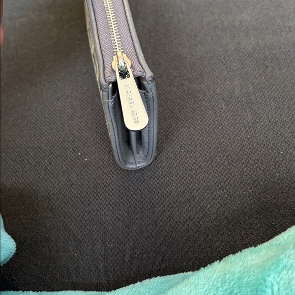 Michael Kors Gray and Brown Logo Wallet- good condition, - Picture 6 of 11